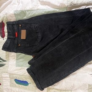 Vintage black wranglers